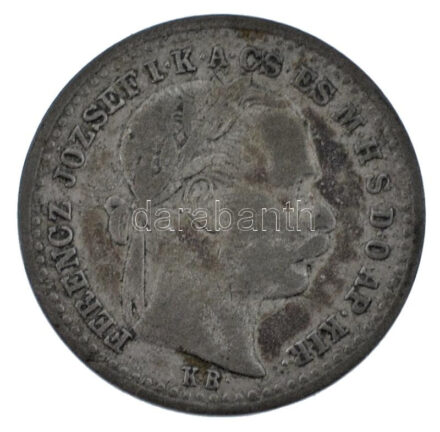 1870KB 10kr Ag 'Váltó Pénz' T:VF patina Adamo M10.1