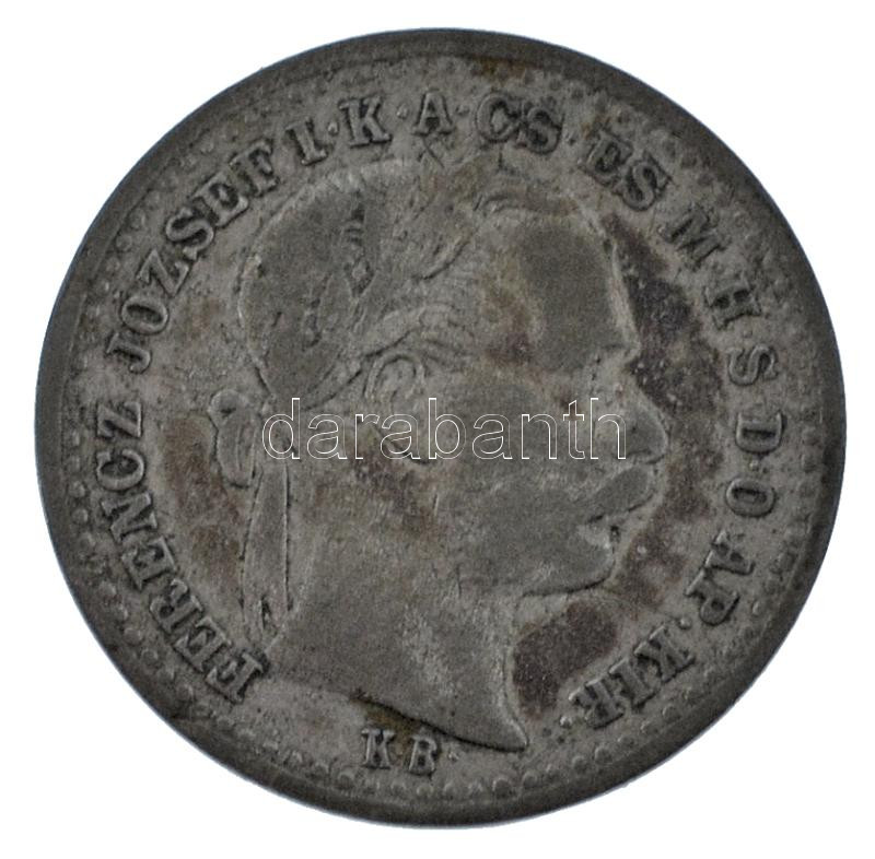 1870KB 10kr Ag 'Váltó Pénz' T:VF patina Adamo M10.1