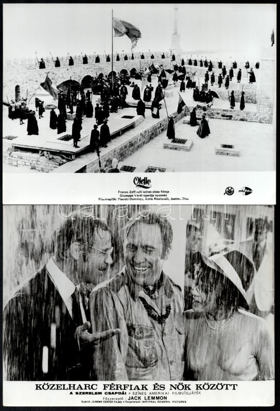 cca 1987 előtt készült külföldi filmekből egy-egy jelenet, 23 db vintage produkciós filmfotó, ezüst zselatinos fotópapíron, a használatból eredő (esetleges) kisebb hibákkal, 18x24 cm - Image 2