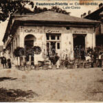 Beszterce, Bistritz, Bistrita; Corso Kávéház. F. Stolzenberg kiadása / cafe shop (fl)