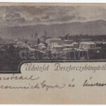 1898 (Vorläufer) Besztercebánya, Banská Bystrica; Sonnenfeld Mór kiadása, Art Nouveau (EB)