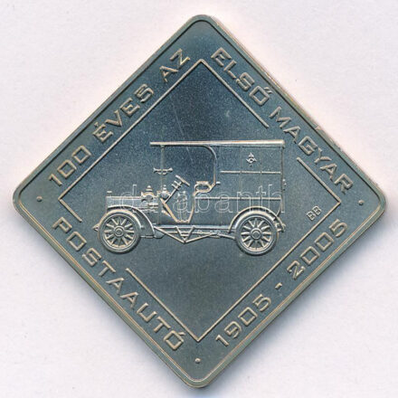 2005. 500Ft Cu-Ni '100 éves az első magyar postaautó' T:BU kis patina Adamo EM197
