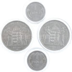 1941. 1P Al + 1943. 5P Al (2x) + 1944. 1P Al T:AU-VF közte karc, ü.