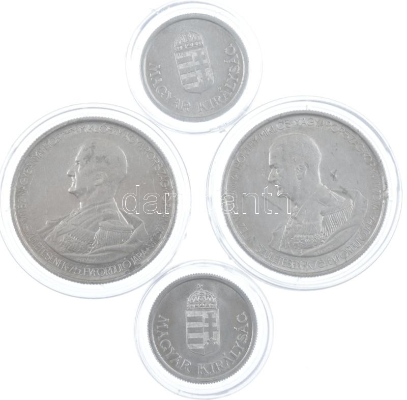 1941. 1P Al + 1943. 5P Al (2x) + 1944. 1P Al T:AU-VF közte karc, ü. - Image 2
