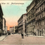 1915 Wien, Vienna, Bécs; Pöchlarnstrasse / street view (EK)