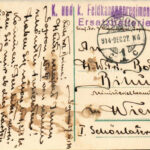 1914 Sopron, Széchenyi tér. Piri Dániel kiadása + 'K.u.K. Feldkanonenregiment Nr. 30. Ersatzbatterie' (EB) - Image 2