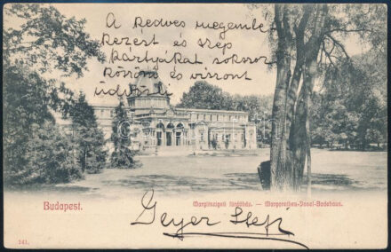 1903 Geyer Stefi (1888-1956) hegedűművésznő, Bartók Béla szerelme által írt képeslap