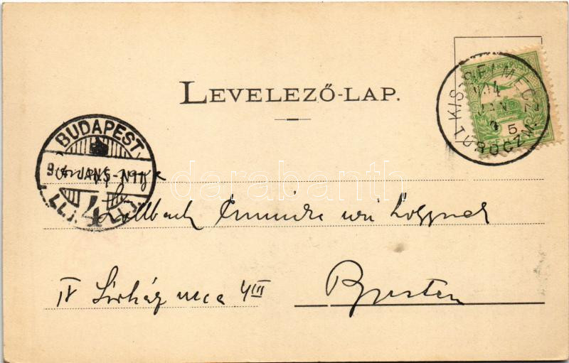1904 Sztrecsnó, Sztrecsény, Strecno (Ruttka, Vrútky); vár. Sochán P. 21. / castle / hrad - Image 2