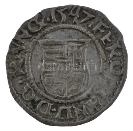 1547K-B Denár Ag 'I. Ferdinánd' (0,60g) T:XF Hungary 1547K-B Denar Ag 'Ferdinand I' (0,60g) C:XF Huszár: 935., Unger II.: 745.a