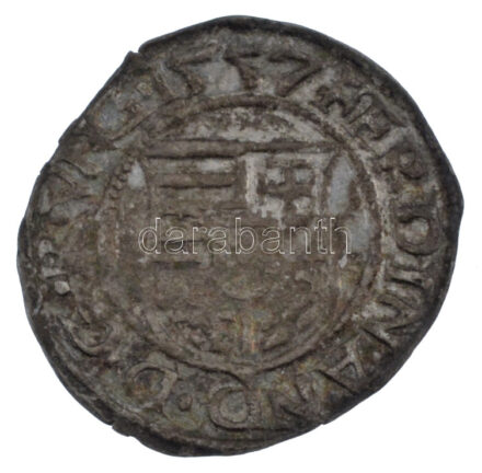 1557K-B Denár Ag 'I. Ferdinánd' (0,49g) T:XF patina Hungary 1557K-B Denar Ag 'Ferdinand I' (0,49g) C:XF patina Huszár: 935., Unger II.: 745.a