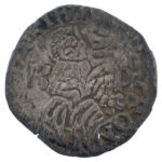 1489. Denár Ag 'I. Mátyás' (0,58g) T:VF patina Hungary 1489. Denar Ag 'Matthias I' (0,58g) C:VF patina Huszár: 722., Unger I.: 567.b - Image 2