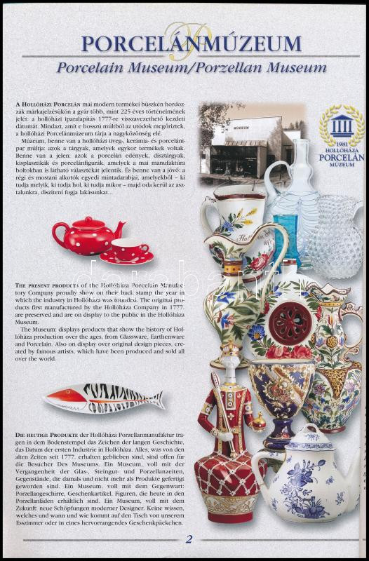 cca 2000-2010 Hollóháza, modern 3 nyelvű (magyar, angol, német) áruminta katalógus, gazdag képanyaggal. - Image 2