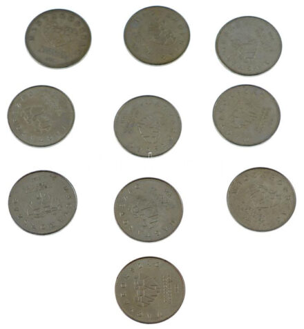 2020. 10Ft Cu-Ni-Zn 'Tisztelet a hősöknek' (10x) T:AU,XF