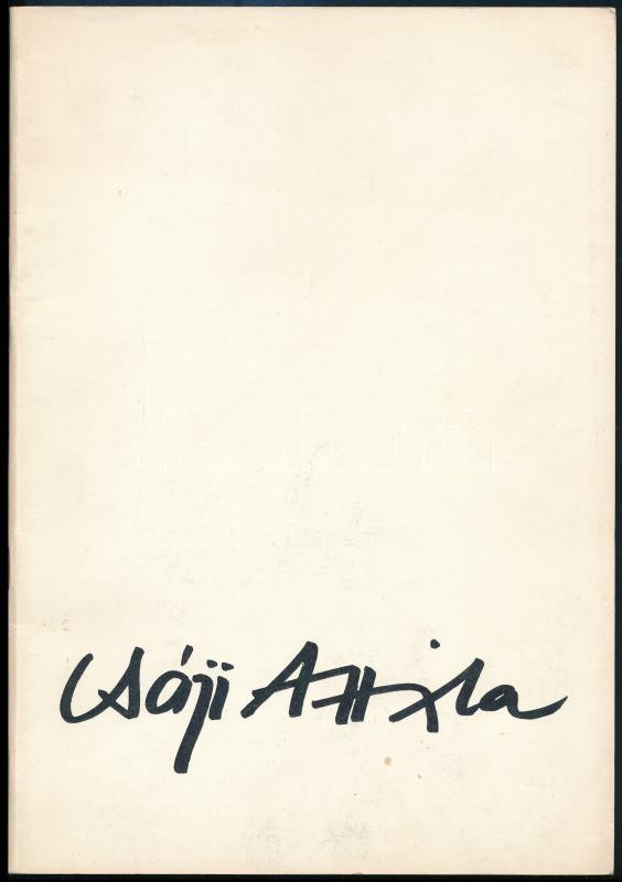 Csáji Attila kiállítási katalógus. Műcsarnok, 1988-89, Festmények, hologramok, fényművészet, lézer. - Image 2