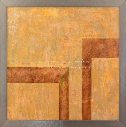 Győrffy Sándor (1951-): Híd No. 3, 2011. Akril, vászon, jelzett a hátoldalán. Reprodukálva: Győrffy Sándor: A csend pillanata. Festmények 1987-2013. H.n., Muravidék Baráti Kör Kulturális Egyesület, 2014, 124. oldal. 60×60 cm.