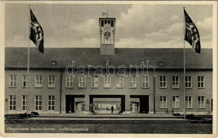 1939 Fliegerhorst Berlin-Gatow, Luftkriegsschule. Luftwaffe / German military, air force college, pilot training, swastika (EK)