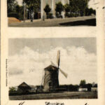 Dévaványa, vasútállomás, szélmalom. Berkovics D. Dezső kiadása / railway station, windmill (Rb)