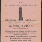 cca 1910-1930 2 db kályha reklámlap (Gundolf V. és Teiler János kályhásmesterek), az egyik hátoldalán kézzel írt nyugta
