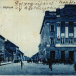 1917 Pancsova, Pancevo; Népbank, Stefanie Kalmár, Juba és Csányi üzlete. Horovitz kiadása / bank, shops