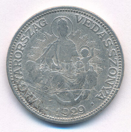 1929. 2P Ag 'Madonna' T:F karc, ph. Adamo P7