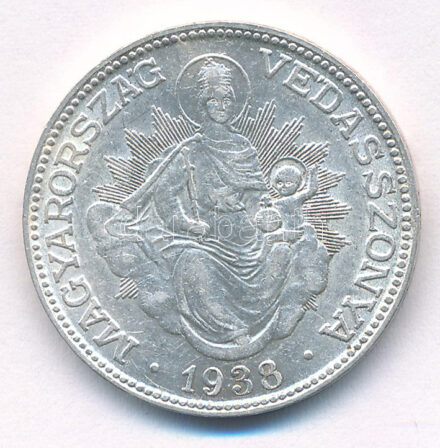 1938. 2P Ag 'Madonna' T:XF Adamo P7