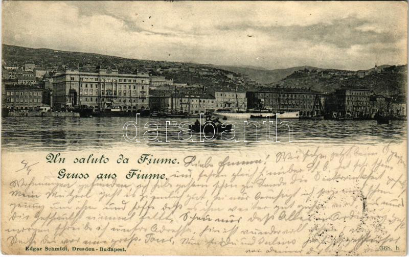 1900 Fiume, Rijeka; (Rb)