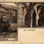1912 Léka, Lockenhaus; vár belső / Schloss / castle interior. Art Nouveau (EK)