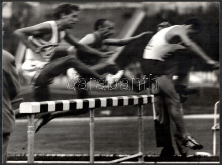 cca 1966 Zsigri Oszkár (1933-?) budapesti fotóművész hagyatékából feliratozott vintage fotóművészeti alkotás (Küzdelem), ezüst zselatinos fotópapíron, 30,3x40 cm