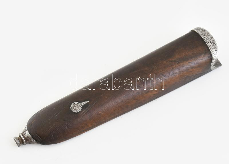 Vadászpuska tus. Belgium XIX. sz. vége Liege. Díszített. Jelzett 19 cm - Image 2