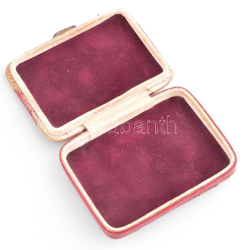 Bőr bőrönd formájú szelence 10x8 cm - Image 2