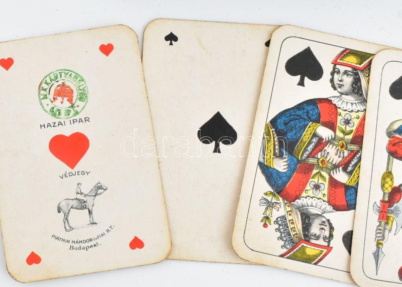 cca 1930 Piatnik Whist kártya paklik eredeti dobozában, jó állapotban - Image 2
