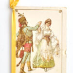1926 Helyőrségi bál táncrend litho