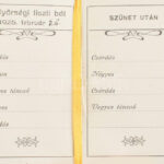 1926 Helyőrségi bál táncrend litho - Image 2