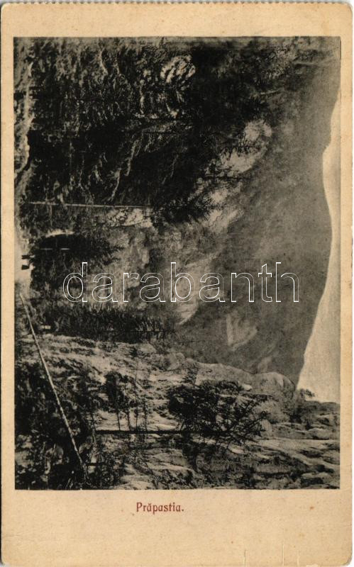 1915 Törcsvár, Törzburg, Bran-Poarta, Bran; Prapastia / szoros / gorge, mountain pass (fa)