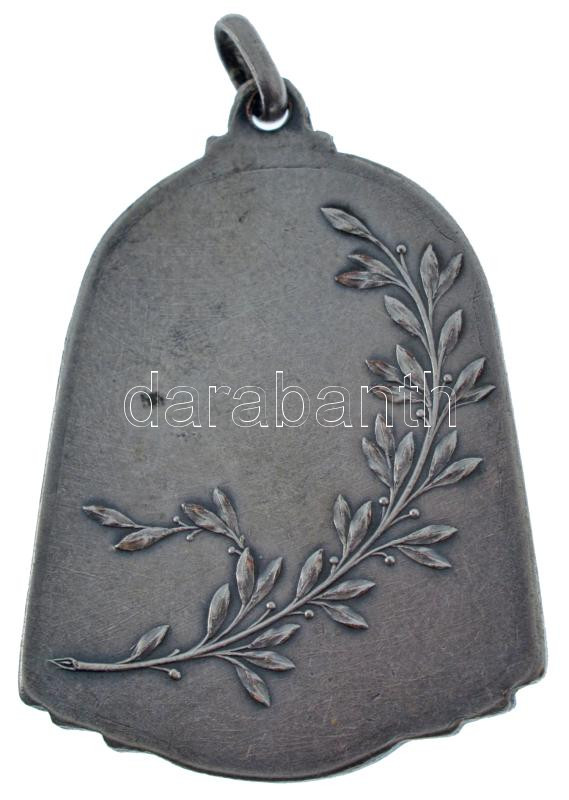 Belgium 1930. 'Nemzetközi Sportkiállítás, Liége' kétoldalas, ezüstözött bronz érem fülllel (31x37mm) T:XF / Belgium 1930. 'Exposition Internationale de Liége Sports' two-sided, silvered bronze medallion with ear (31x37mm) C:XF - Image 2