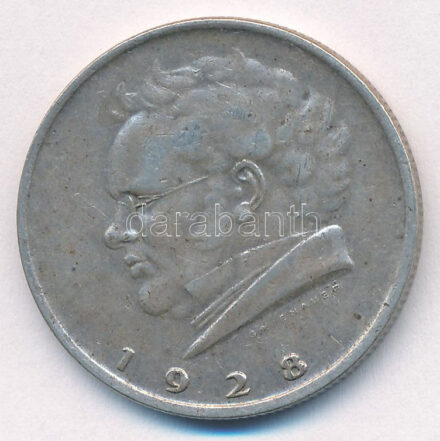 Ausztria 1928. 2Sch Ag '100 éve halt meg Schubert' T:XF patina Austria 1928. 2 Schilling Ag 'Centennial of the Death of Schubert' C:XF patina Krause KM#2843