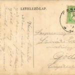 1911 Cegléd, montázs rózsával. Sárik Gyula kiadása (EK) - Image 2