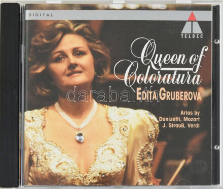 Edita Gruberova - Queen Of Coloratura (Arias By Donizetti, Mozart, J. Strauß, Verdi). CD, Teldec - 4509-93691-2, Europe-Germany, 1994
