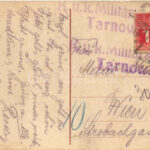 1915 Tarnów, Dworzec kolejowy / railway station, tram, horse chariots (EK) - Image 2