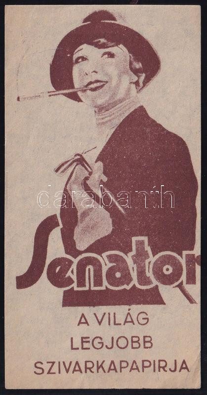 Senator szivarkapapír számolócédula