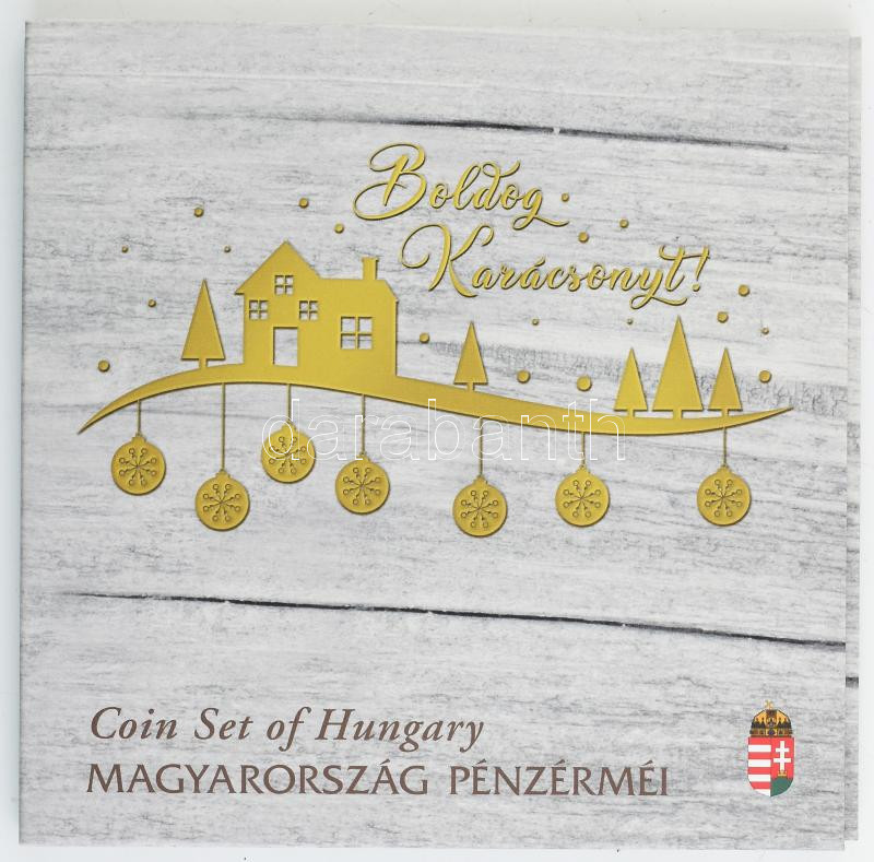 2022. 5Ft-200Ft (6xklf) 'Boldog Karácsonyt' forgalmi sor dísztokban, kereskedelmi forgalomba nem került limitált (1000 példány) ajándék kiadás T:BU - Image 2