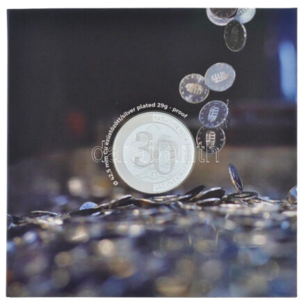 2022. 5Ft-200Ft (6xklf) forgalmi sor szettben + 'Harmincéves a Magyar Pénzverő Zrt.' ezüstözött fém emlékérem T:BU,PP