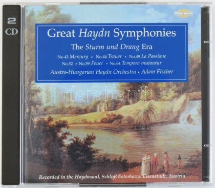 Haydn, Austro-Hungarian Haydn Orchestra, Adam Fischer - Great Haydn Symphonies - The 'Sturm Und Drang' Era. 2xCD, Nimbus Records - NI 7072/3, UK, 2001