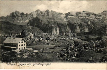 Passo Sella, Sellajoch (Südtirol); Gegen die Geisslergruppe / Gruppo delle Odle (EK)