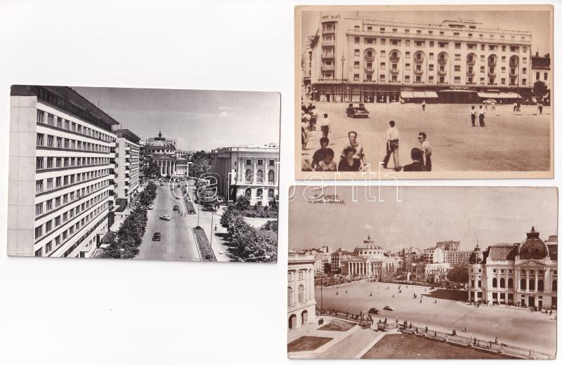 Bucharest, Bukarest, Bucuresti, Bucuresci; - 19 db MODERN város képeslap / 19 MODERN town-view postcards - Image 2