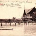 1909 Balatonfüred, Yacht egylet. Koller Károly József kiadása