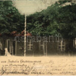 1903 Werbellinsee, Gruss aus Zabel's Etablissement / restaurant