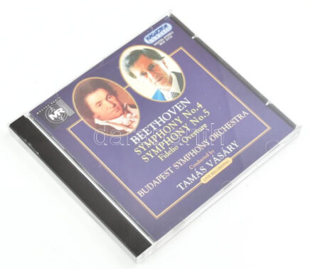 Beethoven - Symphony No.4 / Symphony No.5 Fidelio-Overture. Budapest Symphony Orchestra, Conducted by Tamás Vásáry. CD, Hungaroton - HCD 31719, 1997