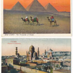 Cairo and Environs - 18 pre-1945 postcards in their case