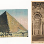 Cairo and Environs - 18 pre-1945 postcards in their case - Image 2
